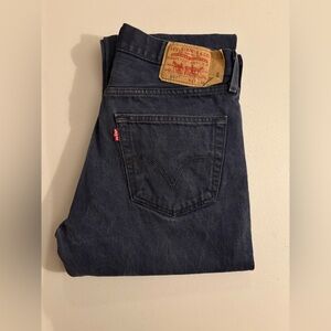 Levi’s 501 Straight Fit Jeans – 33 × 36 (Made in Mexico, Early 2000s)